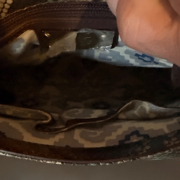 Rafe Brown and Green Crossbody Bag - Picture 13 of 14